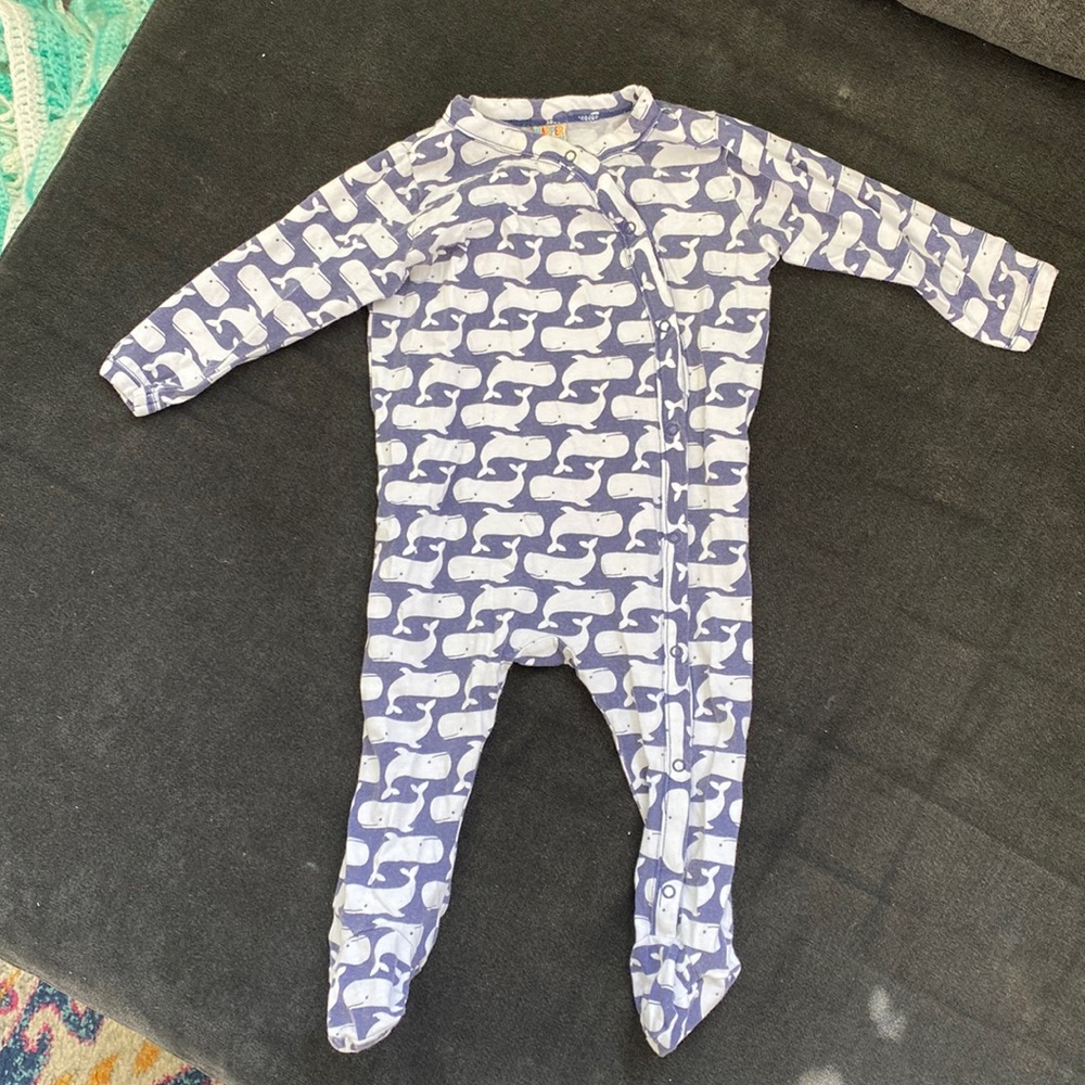 Whales Snap Footie PJ’s
